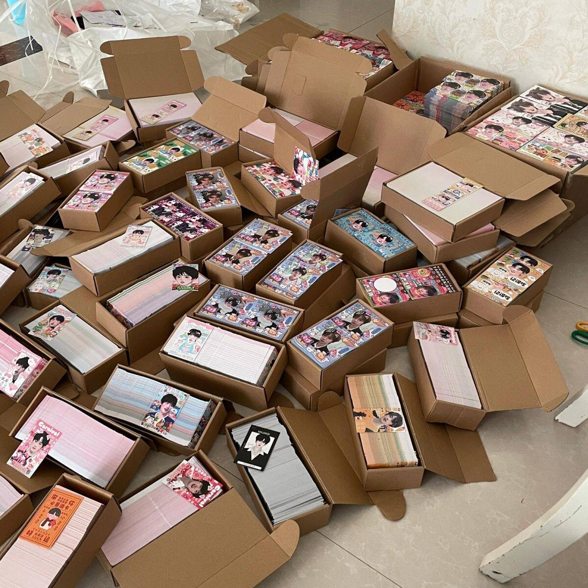 时代少年团饭制周边随心配涂鸦二代q版明信片卡贴纸礼物