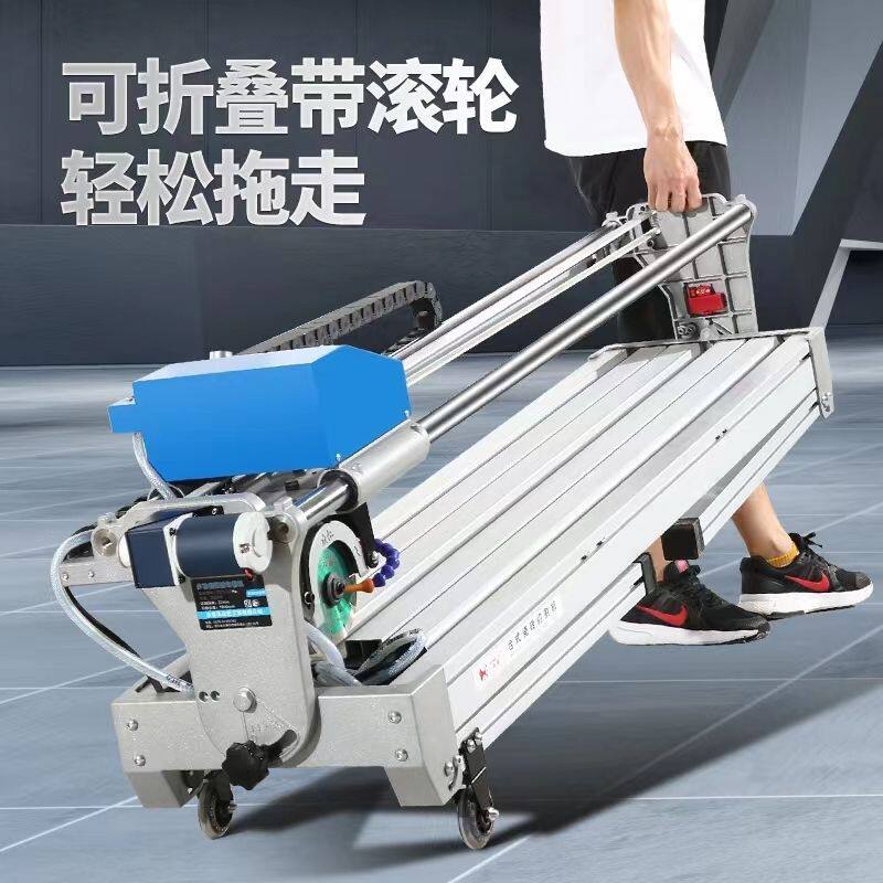 锌凯多功能全自动台式瓷砖切割机地砖石材45度倒角开槽磨圆边水刀