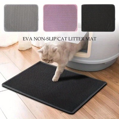 1Pc Waterproof Pet Cat Litter Box Cleaning Supplies Double