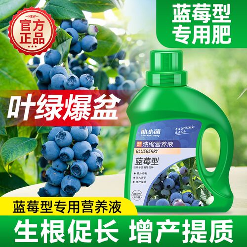 蓝莓专用肥料有机肥营养液家用盆栽蔬果增甜膨果水溶肥植物通用型