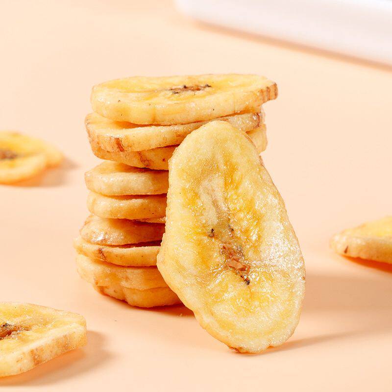 香蕉干大罐装脆片菲律宾香蕉片干孕妇儿童零食特产健康美味