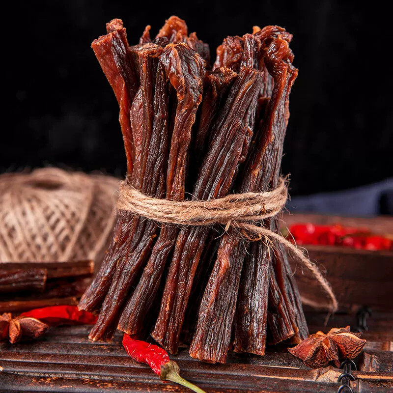 内蒙古特产牛肉干原味黄牛牦牛肉营养低脂高蛋白健身轻食代餐零食