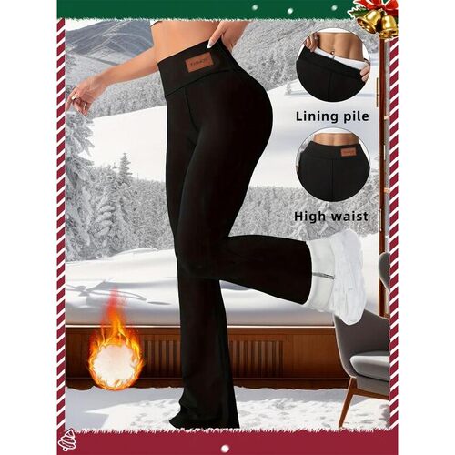 D 17889 High Waist Flared Leggings 高腰微喇打底裤