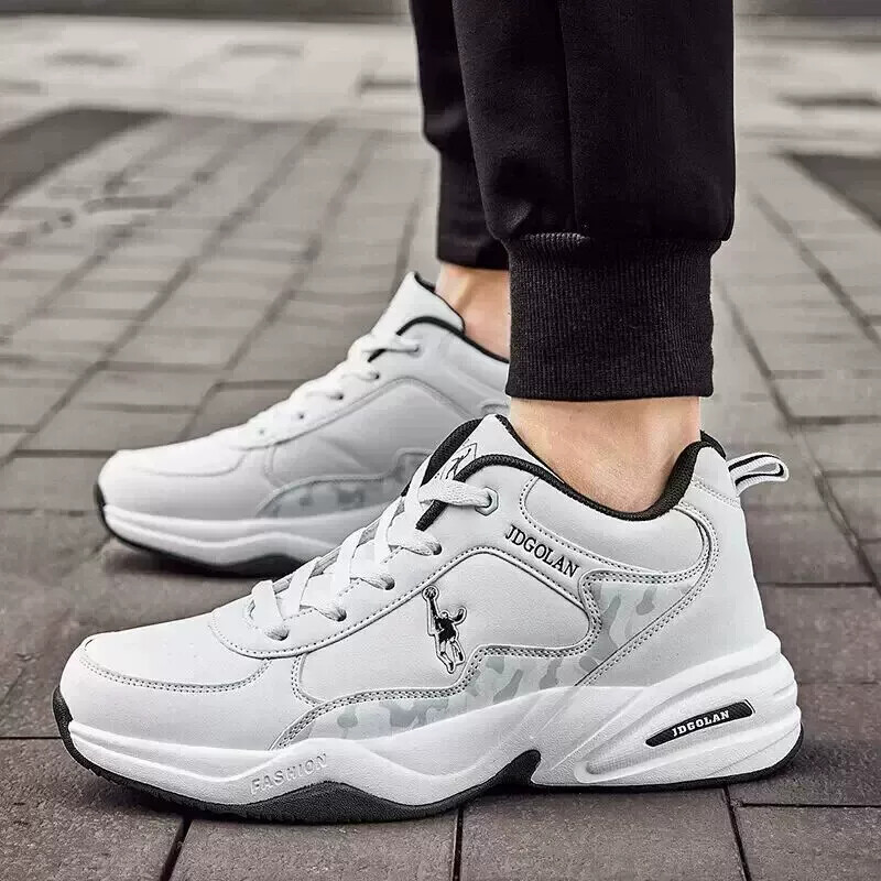 乔丹格兰秋冬防水运动休闲鞋白色跑步鞋棉鞋加绒厚底青少年鞋耐磨