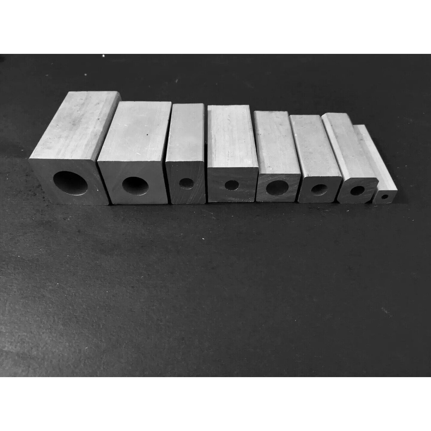 有现货 54*54外方内圆单孔铝合金方管方棒铝管铝棒铝挤型材料单孔