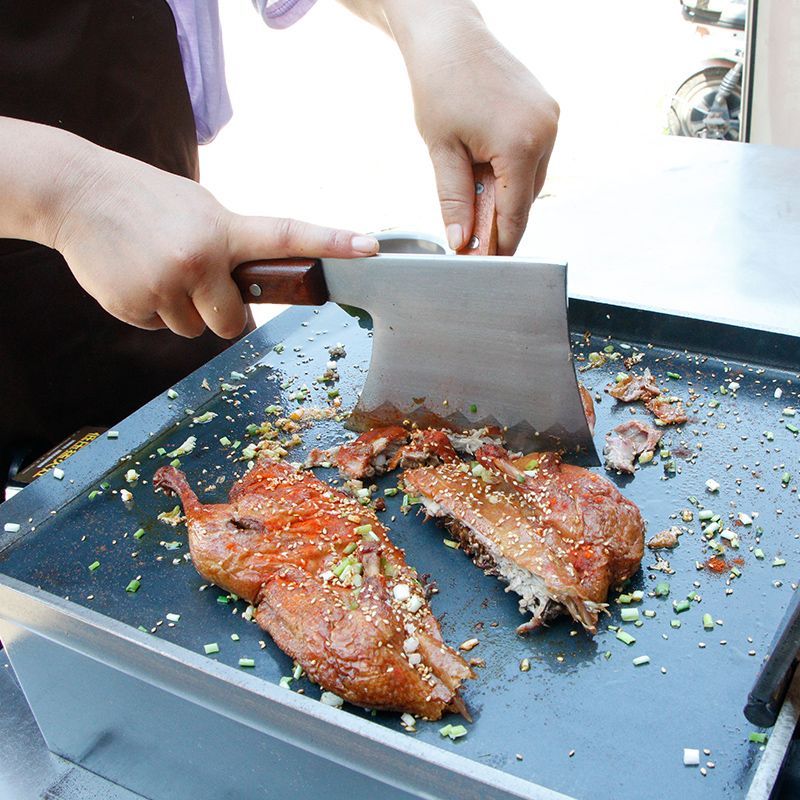 铁板鸭专用铁板鸡架铁板烧铁板商用摆摊烧烤盘锅手撕烤鸭专用设备