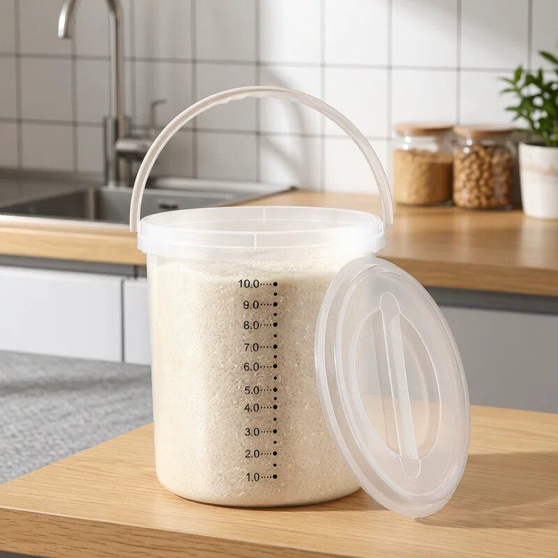 米桶小号米粮收纳盒加厚食品级家用2025米箱米缸米桶米面桶小米