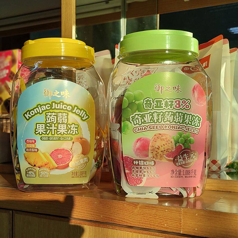 御之味奇亚籽蒟蒻果汁果冻混合味代餐魔芋办公室休闲小零食女生
