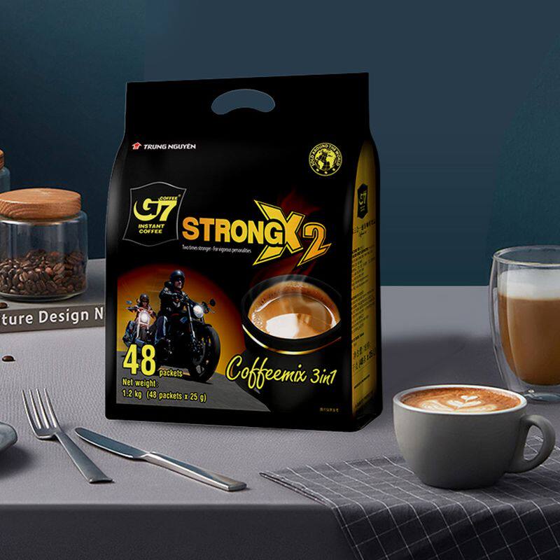 正品越南中原G7咖啡粉升级特浓1200g /700g速溶咖啡三合一加浓醇