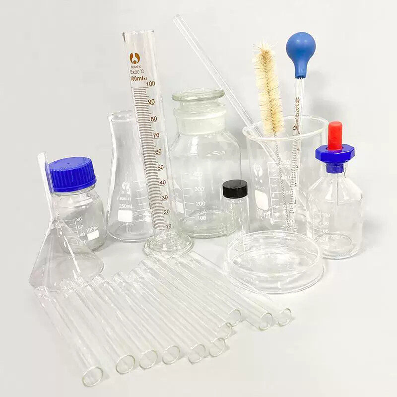 玻璃器皿锥形瓶烧瓶瓶玻璃仪器全套皿化学器材化学实验器材全套