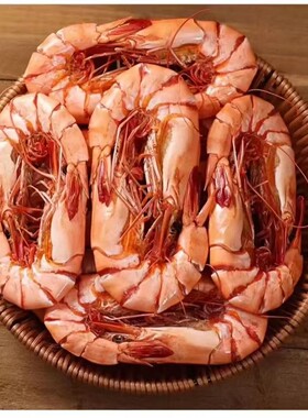 九节虾干 新鲜淡晒 1斤约40-52个 无添加  无盐 易剥壳 送礼品袋