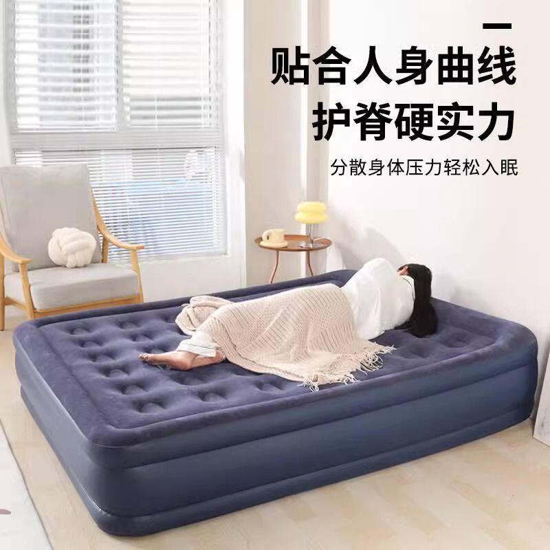 充气床垫户外充气床加高超厚充打地舖双人家用气垫床加大加厚野外