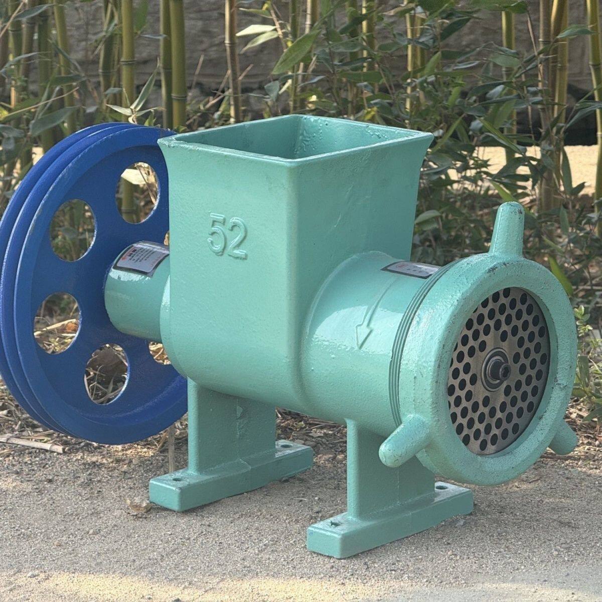 52绞肉机商用大型商用机头电动绞鸡架养殖场鱼机辣椒