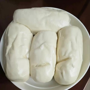 山东菏泽鄄城小麦馒头手工老面原味高庄呛面馒头北方面食早餐馍馍