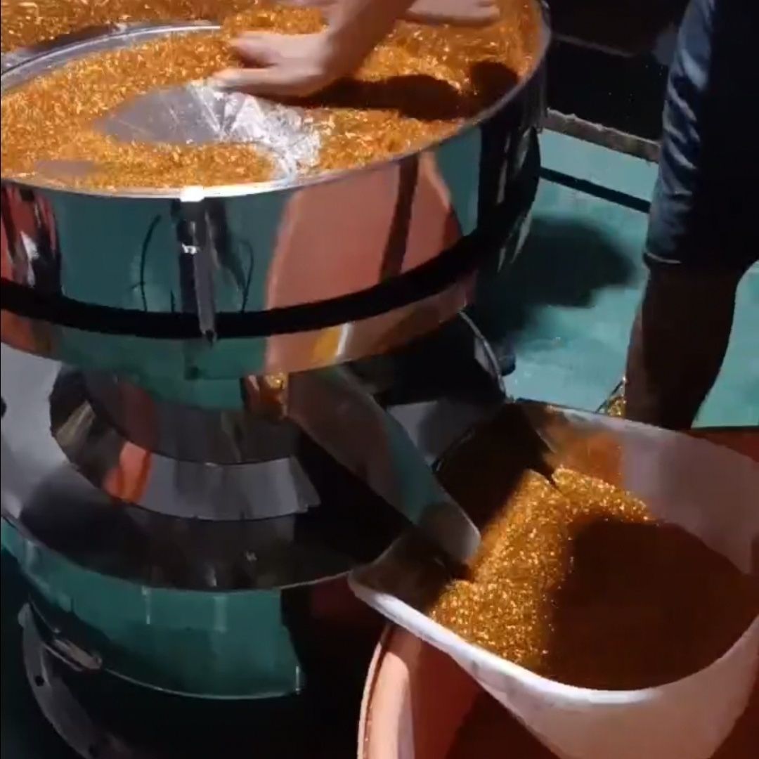金葱粉筛选机全自动绒毛筛选机震动筛粉机面粉筛选设备超细家用