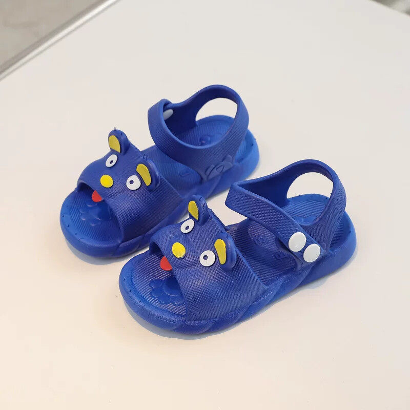 男童儿童塑料凉鞋可下水湿水宝宝男宝夏季踩水沙滩鞋婴儿玩水防滑