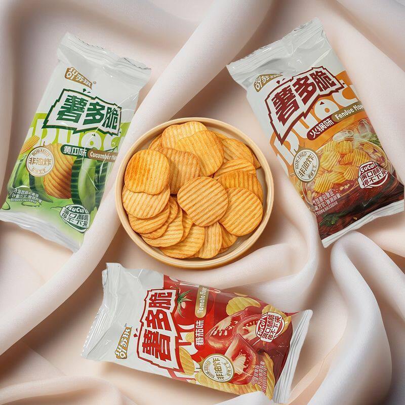 苏琪薯多脆番茄味火锅味黄瓜味薯片儿童孕妇解馋充饥休闲零食小吃