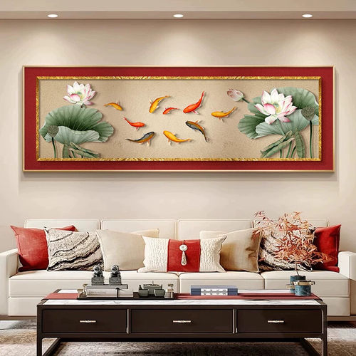 喜上枝头客厅装饰画中国风花鸟沙发背景墙挂画中式喜庆寓意好壁画