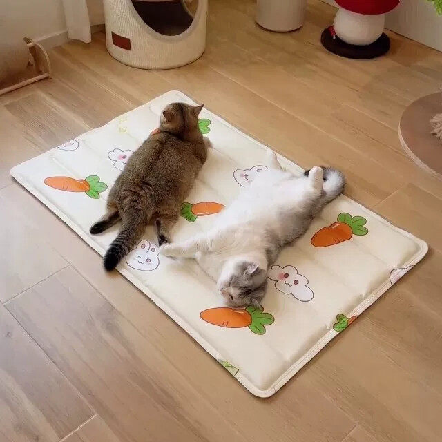 宠物冰垫夏季猫窝垫子猫咪睡垫狗狗凉垫凉席睡觉垫子狗窝降温神器