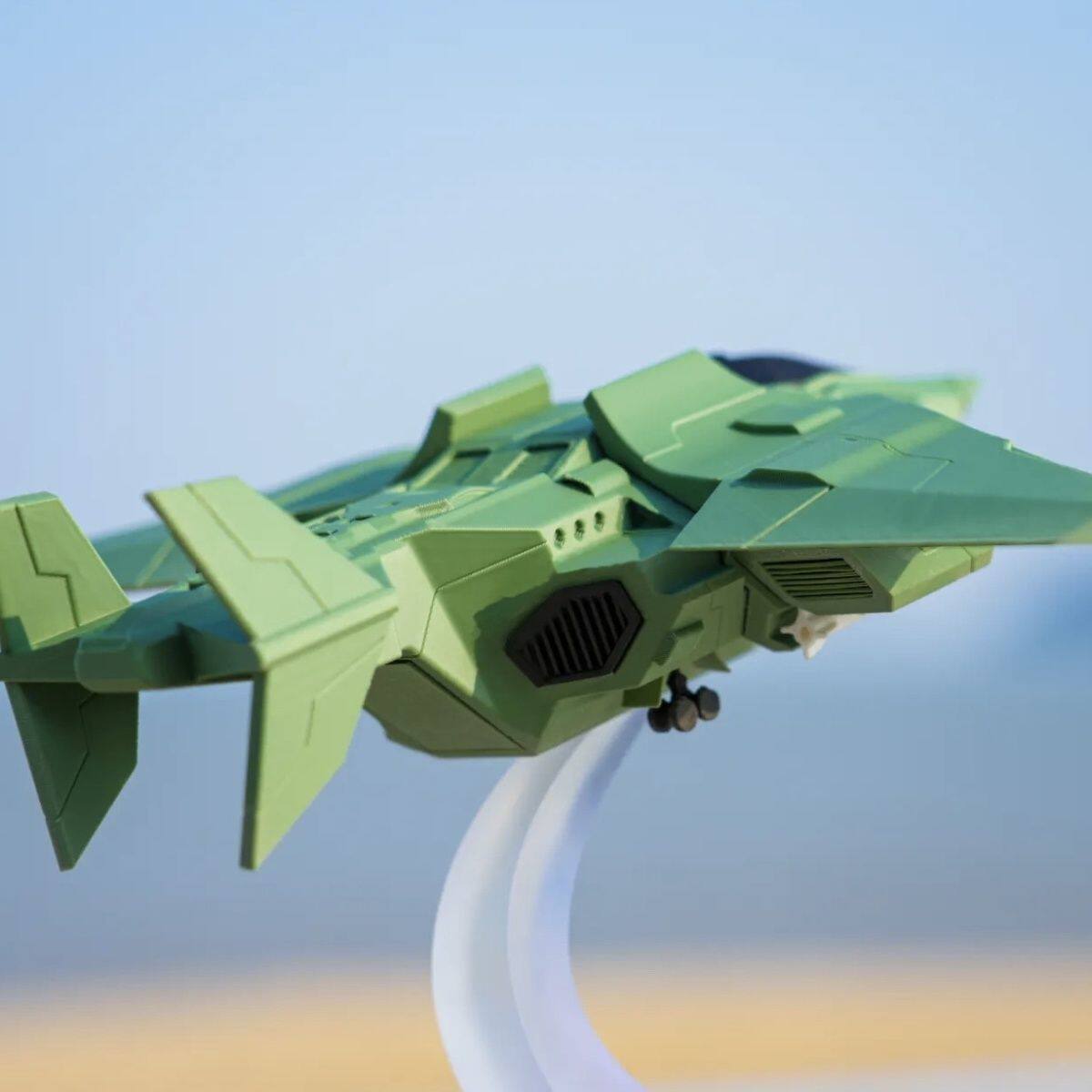 耐摔3d打印飞机模型3D打印太空战斗飞机模型DIY组装