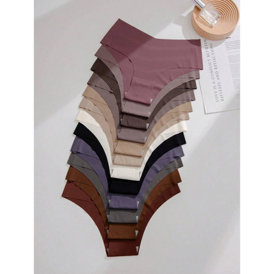 G 28436 Ice Silk Seamless Panties 冰丝无痕女内裤跨境速卖