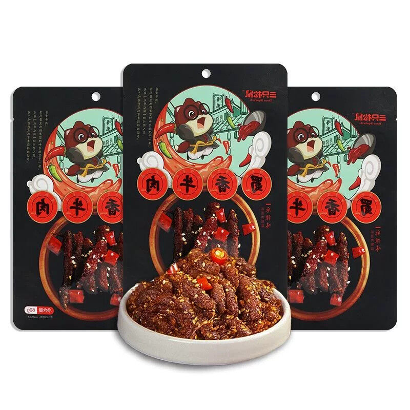 牛肉100g/袋装四川特产麻辣肉干独立小包高蛋白低负担饱腹代餐品