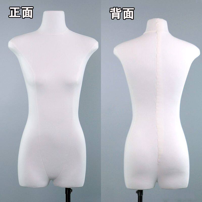 服装店包布模特道具女半全身女装橱窗衣服展示架时装婚纱模特架子