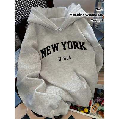 D 80918 Ladies' hooded sweatshirt 女士连帽卫衣跨境速卖通
