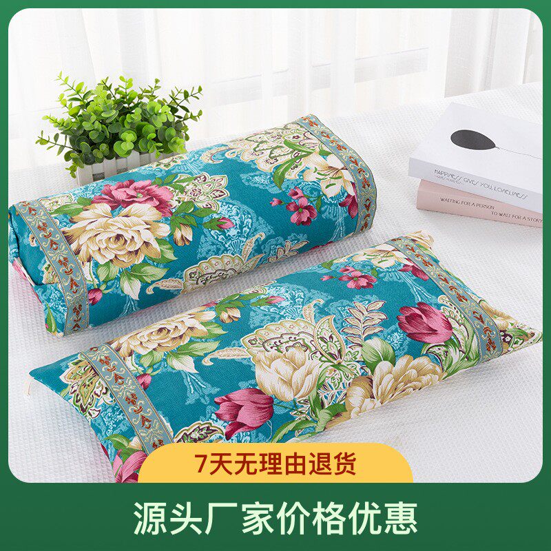 (纯柏籽壳花草枕）高度7-12厘米可调节 颈椎睡眠枕 柏籽壳图片