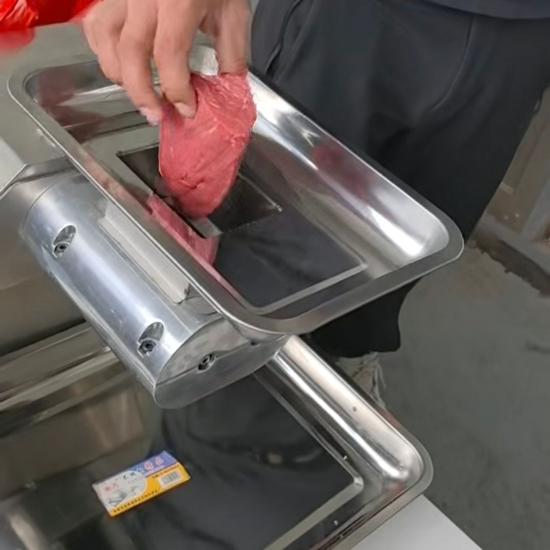 小型切肉片机商用切鲜牛羊肉片鲜