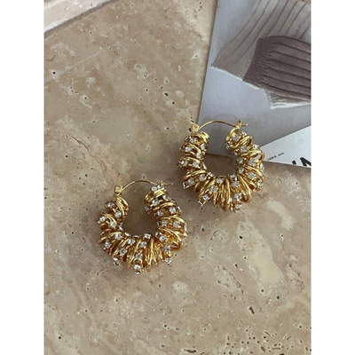 V 91613 Asymmetric Star Ear Cuff 不规则线条满天星耳扣