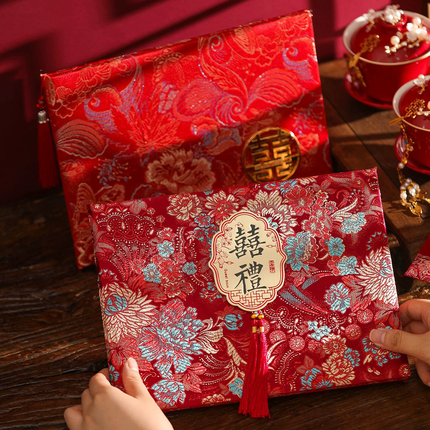 订婚礼加厚记账簿婚宴亲朋签名登记本喜事人情礼金薄婚庆用品大全