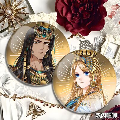 法老的宠妃艾薇拉美西斯自制吧徽章送礼学生痛包装饰挂饰桌面摆件