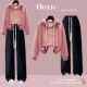 高级遮肉卫衣两件套潮 女春秋新款 时尚 甜美风休闲学院宽松显瘦套装