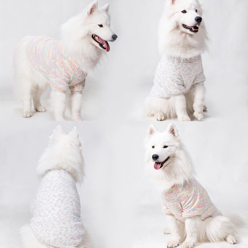 宠物衣服狗衣金毛中大型犬德牧哈士奇萨摩耶加厚两脚秋冬装潮
