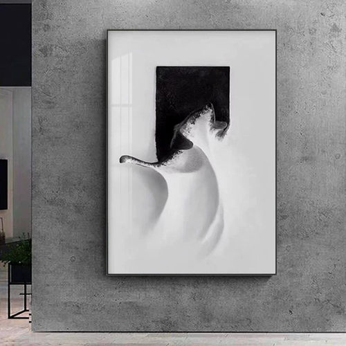 抽象玄关过道装饰画现代简约挂画轻奢客厅餐厅落地高级感酒店壁画