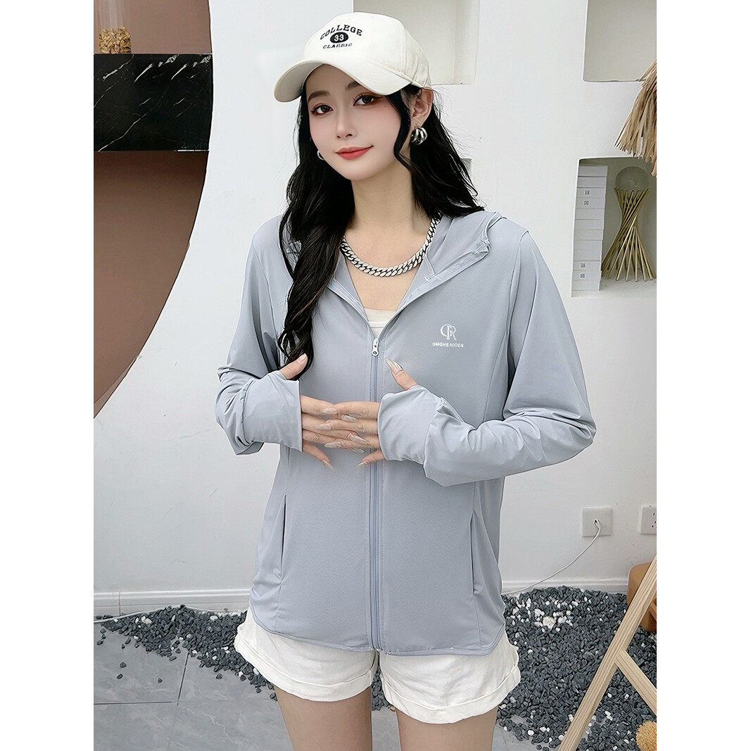 防晒衣女款2026新款夏季透气防紫外线户外冰丝防晒服轻薄外套