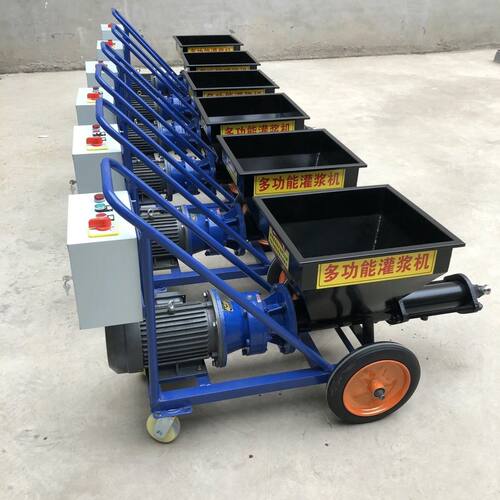 多功能小型水泥砂浆机器防盗门窗卧式注浆机沥青灌缝机高压输送泵