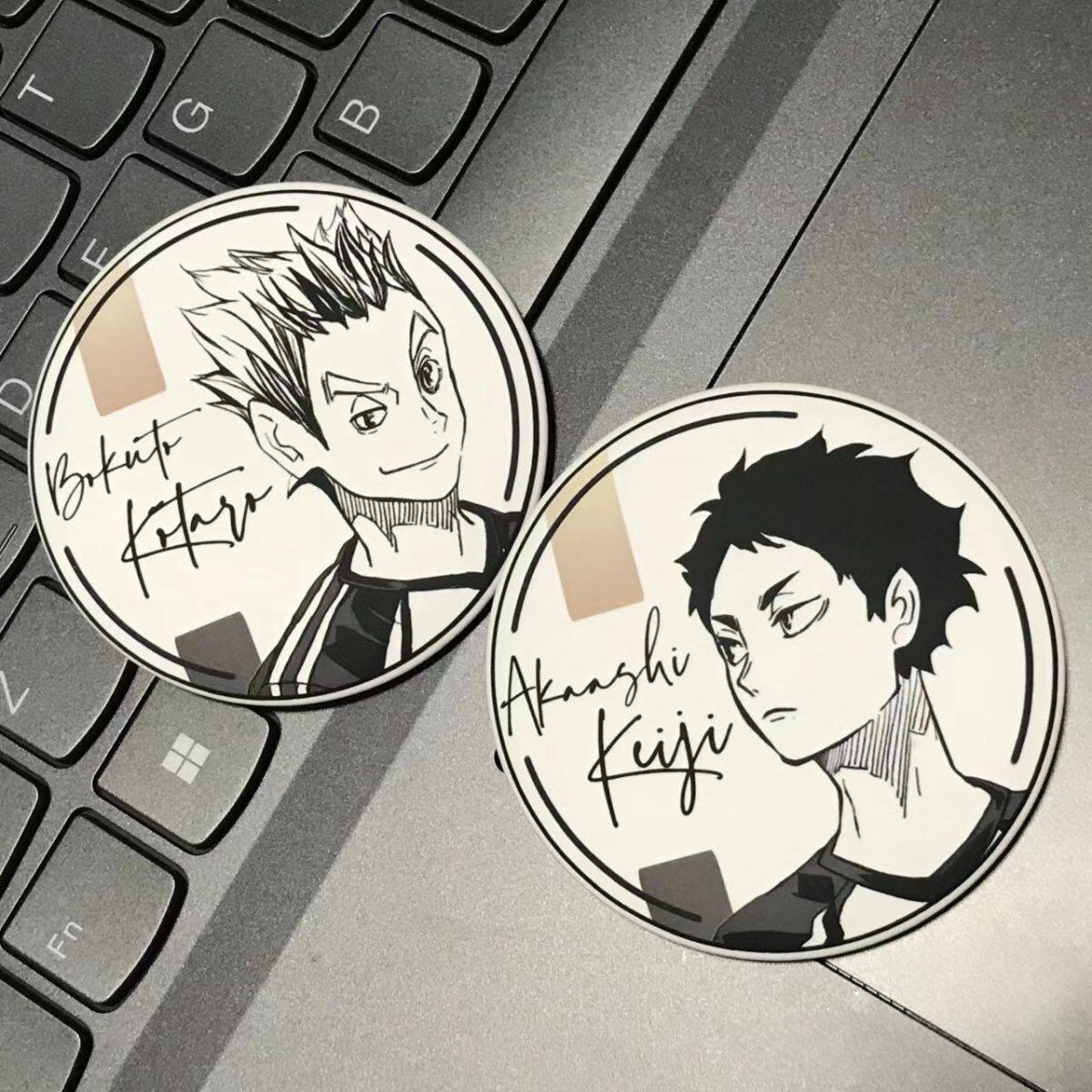 小红书同款排球少年吧唧卡通动漫周边58MM马口铁自制徽章胸针礼物