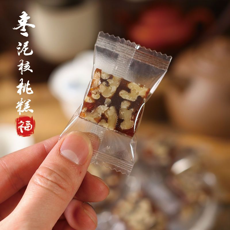 枣泥核桃糕爆浆陈皮软糖佛手老香黄糕黄皮红枣核桃传统糕点小零食