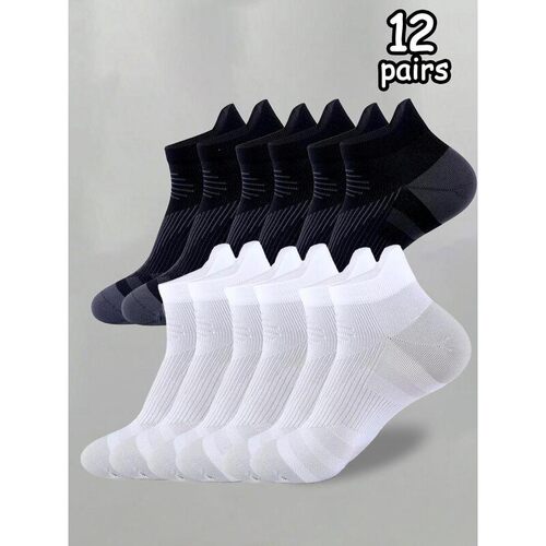 D 22245 Reflective Running Socks 运动反光长筒袜 欧美跨境
