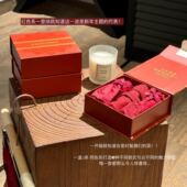 本命年红色鸿运结婚蝴蝶缎面纯欲蕾丝镂空透气纯欲风性感女士内裤