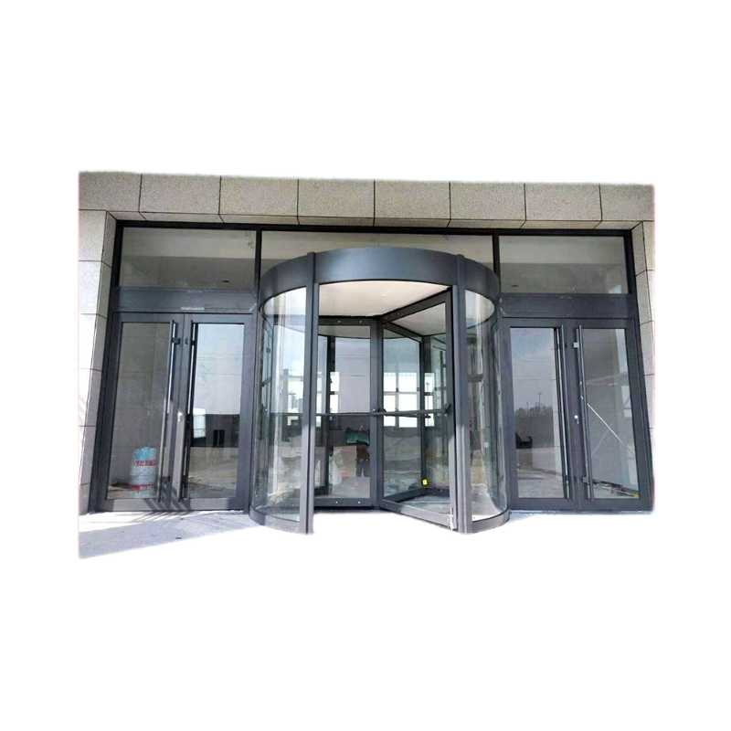 酒店旋转门办公楼旋转门两翼三翼旋转门手动电动商务楼旋转门
