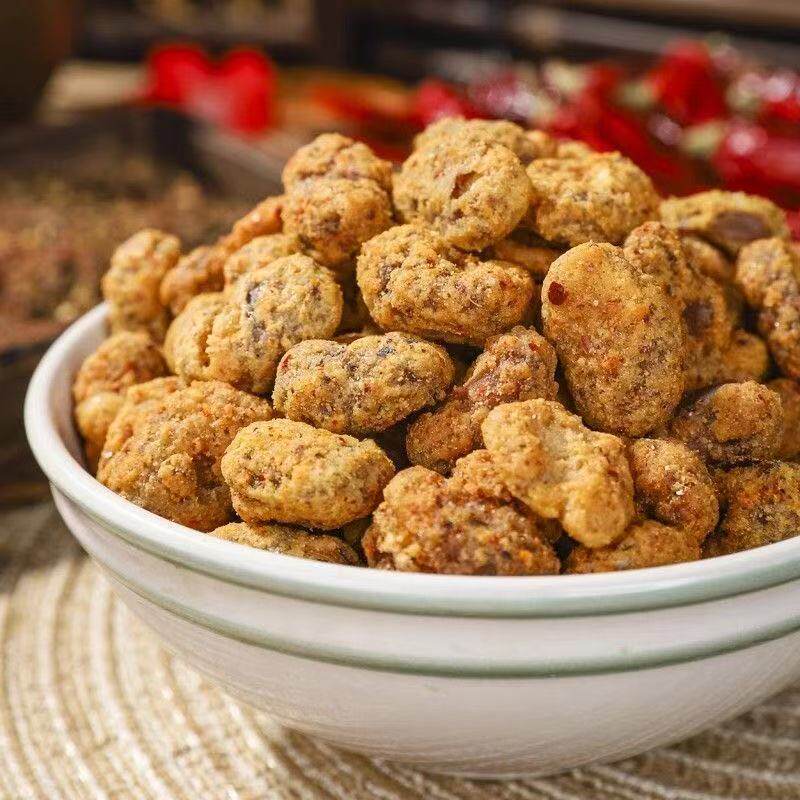 老程华怪味胡豆兰花豆香辣蚕豆休闲四川风味成都特产麻辣小吃零食