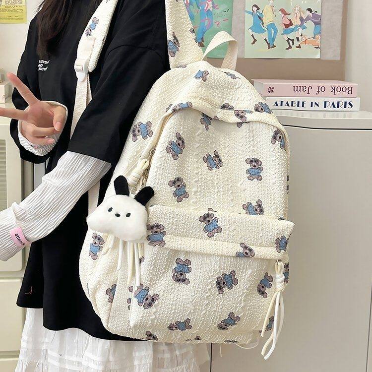 ins日系双肩包百搭旅游可爱少女背包轻便耐用高中大学生迷你书包