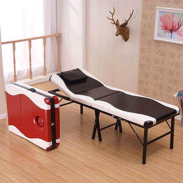 便携式折叠美容床美发家用八腿艾灸火疗床纹绣床按摩床推拿理疗床