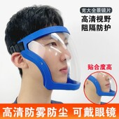 防护面罩护眼护脸防寒防风沙面部防灰户外骑行高透宽大防油