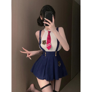 胖mm情调内衣高级cos制服擦边职业性感肚兜空姐特色直播套装 大码