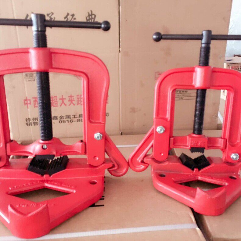 重型工作台管子台虎钳多功能台钳压力钳龙门钳割丝架子工具压力钳