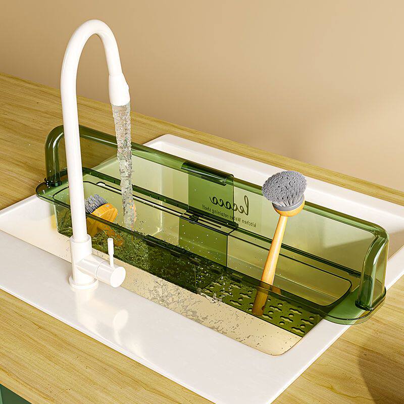 厨房水池防溅挡水板水槽台面防水洗手台加高隔水挡板防溢水板